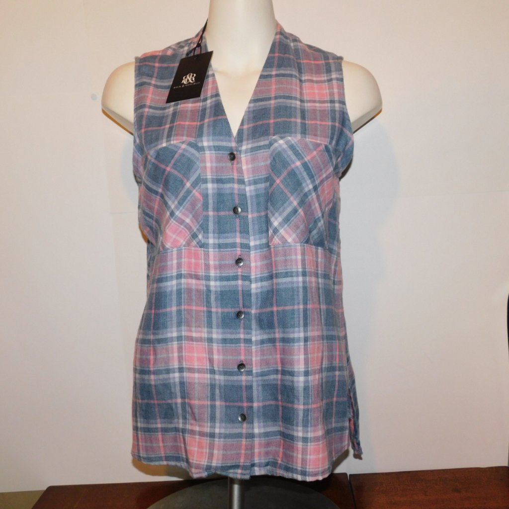 Rock & Republic Button Down Nwt Split Back